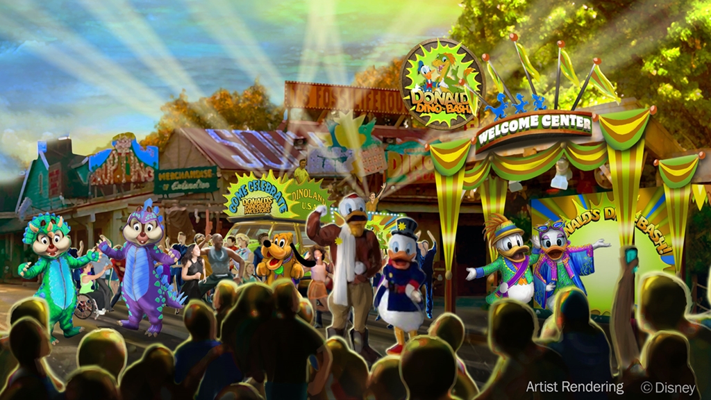 Donald's Dino-Bash a festa do Pato Donald no parque Disney's Animal Kingdom  - Indo Pra Orlando