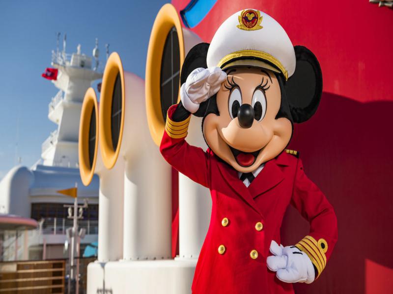 Disney Cruise Line apresenta Capitã Minnie Mouse