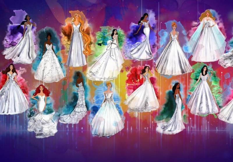 Brasil tem sua primeira linha de vestidos de noiva inspirados nas princesas  da Disney – Fatos Desconhecidos